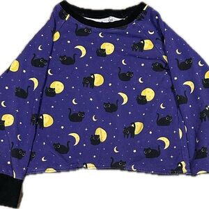 3T Popoki Black Cat Sweater
